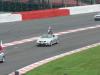 Die Mercedes-DTM-Fahrer werden bei der Fahrerfeldprsentation von privaten SLK- und SL-Fahrern um die Strecke kutschiert